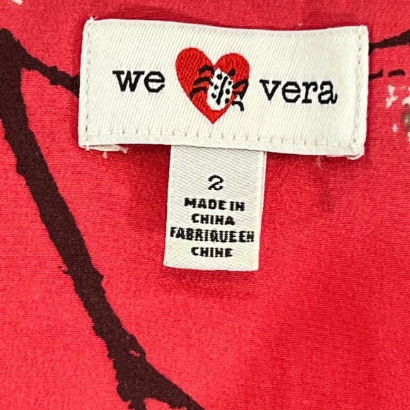 WE LOVE VERA  Silk Floral scoop neck sleeveless dress SZ 2 - Picture 5 of 9